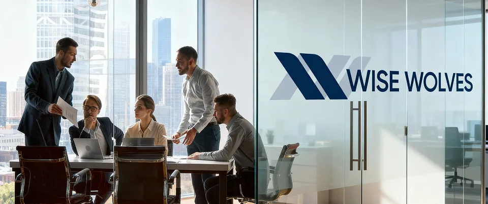 Wise Wolves team in office