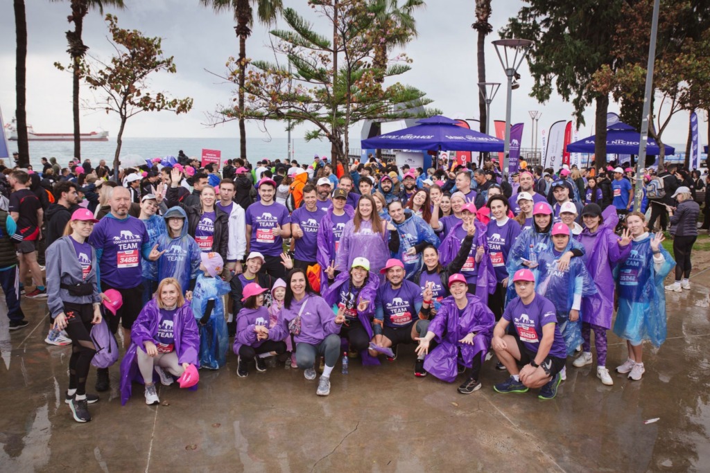 Wise Wolves team at XM Limassol Marathon alongside Together Forever Foundation